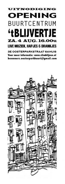 opening 't Blijvertje opening 't Blijvertje