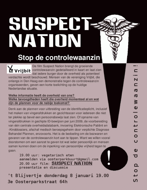 Stop de controlewaanzin! Stop de controlewaanzin!